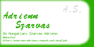 adrienn szarvas business card